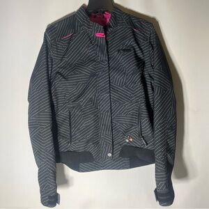 Fox Black and Pink Bomber Jacket